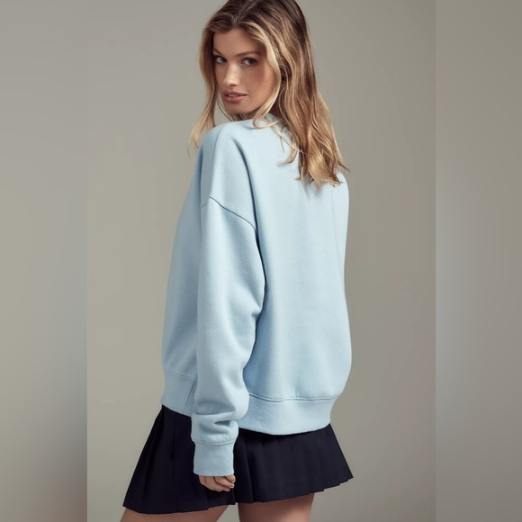 NWT! Rebecca Mayfield x Anthropologie Maeve New York Oversized Sweatshirt - XL 🟠 - Picture 3 of 7